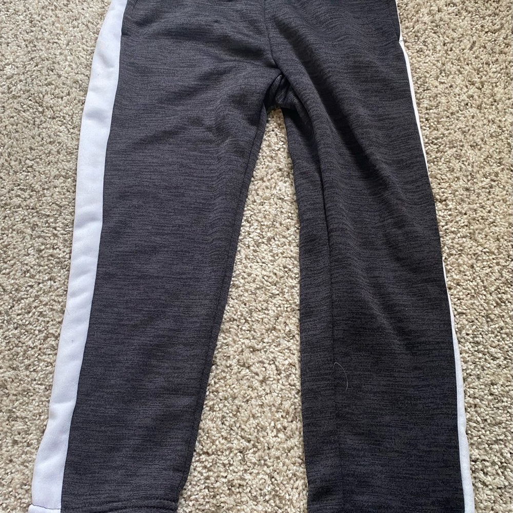 Okie Dokie Charcoal and White Joggers